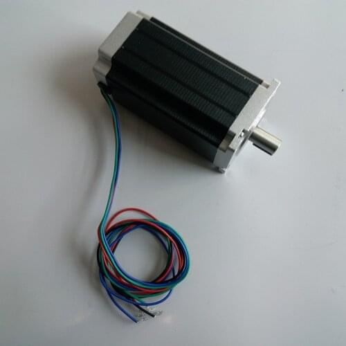 8.5Nm Nema34 Stepper Motor 118mm Length 6A 1220Oz-in 2ph 4 Wires High Torque for CNC Router Lathe