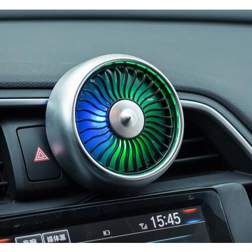 Colorful Auto USB Portable Low Noise Electric Adjustable Mini Air Vent Strong wind speed Cooling Fan Cooler Not Easy to Damage