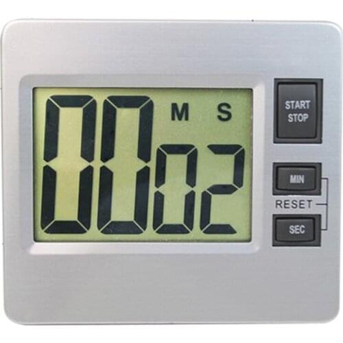 Large LCD Digital Kitchen Cooking Timer Count-Down Up Racing Counts Watch Alarm Clock Commercial Residential