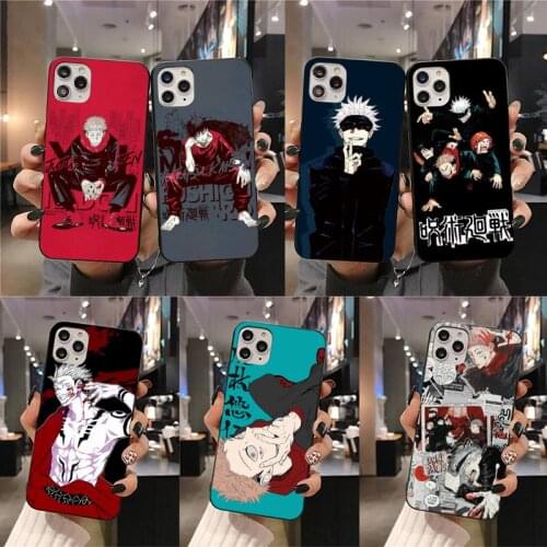 Jujutsu Kaisen Uchida Yuuma Gojo Satoru Phone Case For iphone 12 11 Pro Max Mini XS Max 8 7 6 6S Plus X 5S SE 2020 XR cover