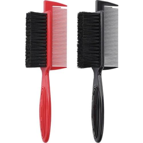 Double Sided Hair Comb 2 In 1 Beard Hair Cutting Cleaning Comb Haircut Salon And Home Use Hairdressing Tool For Barber