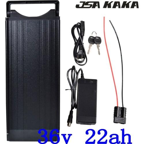 36V 20AH electric bike battery 36V 22Ah 20Ah Lithium battery Bafang BBS01 350W 500W 1000W Motor with Double Layer Luggage Rack