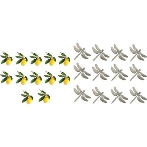 24 Pcs Dragonfly Napkin Rings, Napkin Buckle for Hotel Wedding Holiday Table Decoration Silver & Gold