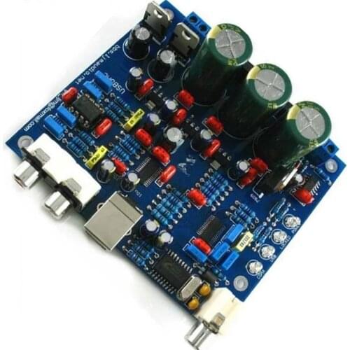 CS8416 CS4398 DAC DIY Kit With USB Coaxial 24/192K Decoder AC15V 32K-192K/24BIT DIY KIT For Hifi Amplifier COA