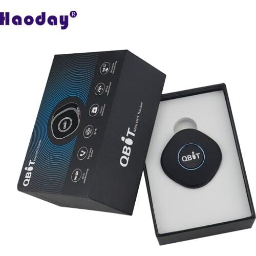 Mini Portable Personal GPS Tracker Two Way Talks SOS Call Concox QBIT Waterproof Real Time Tracking Device Locator with Lanyard