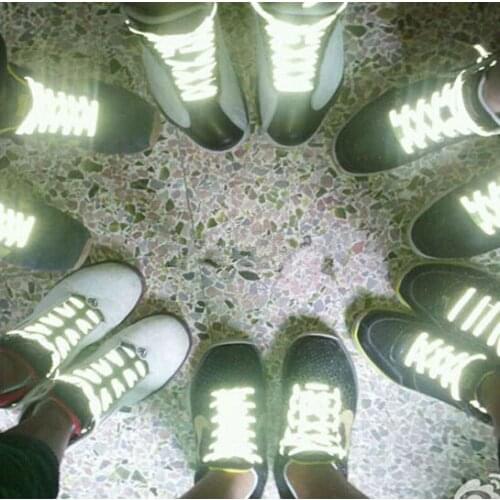 Fashion 47"/120cm Men Women Flat 4M Reflect Light Bumper Athletic Running Walking Sports Shoe Laces One Pair Free Shipping