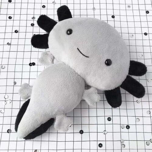 Cartoon Axolotl Plush Toy Kawaii Soft Stuffed Animals plushie Toys Finger Doll Cute Baby Sleeping Pillow Ragdoll Kids Girls Gift