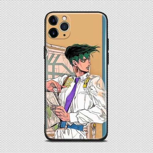 Rohan kishibe jojos anime For iPhone se 6 6s 7 8 plus x xr xs 11 pro max soft silicone phone case cover shell