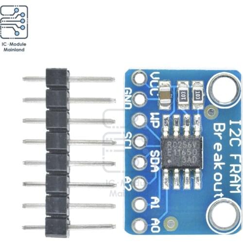 Non-Volatile MB85RC256V Memory IC 32KB Development Tools Board Module DC 2.7-5.5V I2C New Data Storage Method