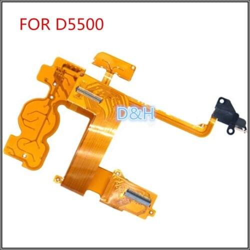 Original Back Rear Cover Button Flex Cable FPC Repair Part For Nikon D5500 Camera Replacement Unit Repair Parts