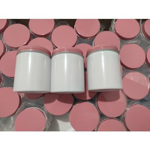 Wholesale 200g 250g Plastic Cream Jars Facial Mask Containers Skin Care Cream Tins Bottle Cream Cosmetic Refillable Packaging