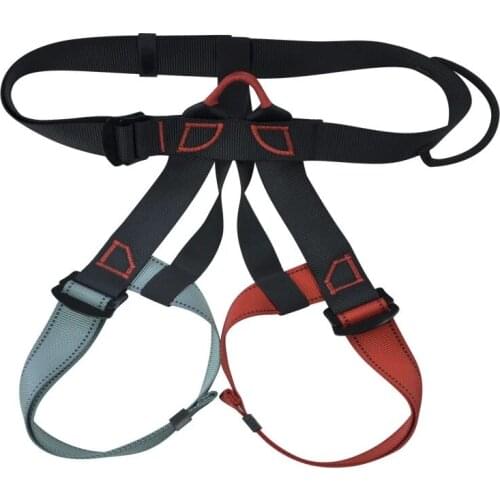 Professional Outdoor Sports Safety Belt Rock Mountain Climbing Harness Waist Support Half Body Harness Aerial Survival