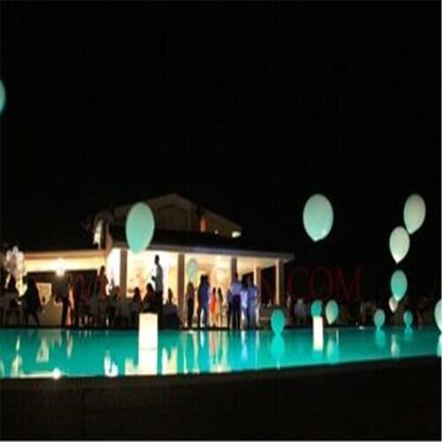LED Balloon light neon tube lights 50pcs/lot Multi Colors Paper Lanterns Balloons Lights for wedding Party decoration