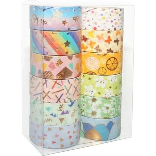 12X Japanese Washi Tape Sticker Scrapbooking Adhesive Paper Stationery Album DIY