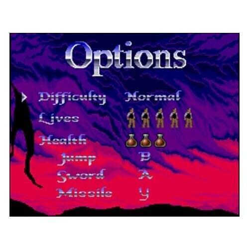 Bram Stokers Dracula USA Version 16 bit Big Gray Game Card For NTSC Game Player