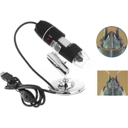 2MP 1000X 8 LED USB Powered Digital Microscope Endoscope Zoom Camera Magnifier with Stand