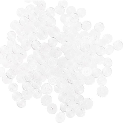 50 Sets Size 16 T3 KAM Clear Resin Snaps Plastic Buttons Fastener for Crafts, Clothes, Diapers, Bibs, Outfits