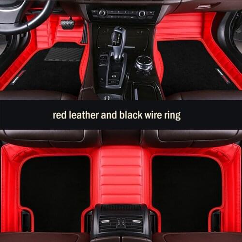 HLFNTF Custom car floor mats High elastic wire mat For Jeep Grand Cherokee Wrangler Compass Patriot Commander Car Feet