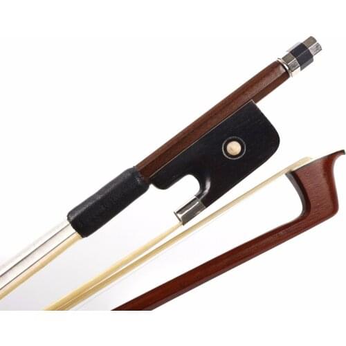 Free Shipping Viola Bow brazilwood Ebony Frog Good balance Natural HorseTail