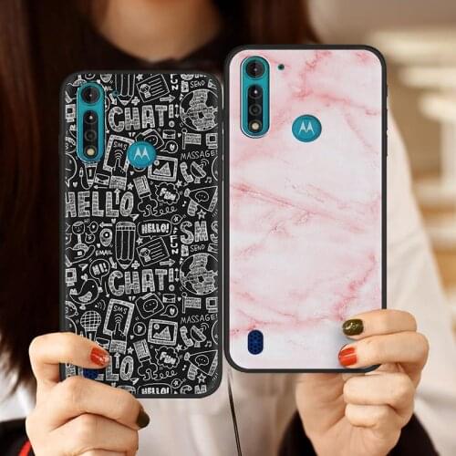 Cover New Phone Case For Moto G8 Power Lite Cartoon Cute Back Cover Fashion Design Original Soft