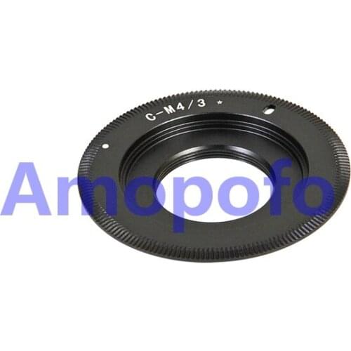C-M4/3 Camera C mount Movie Lens to Micro M4/3 Camera body Lens Adapter Ring
