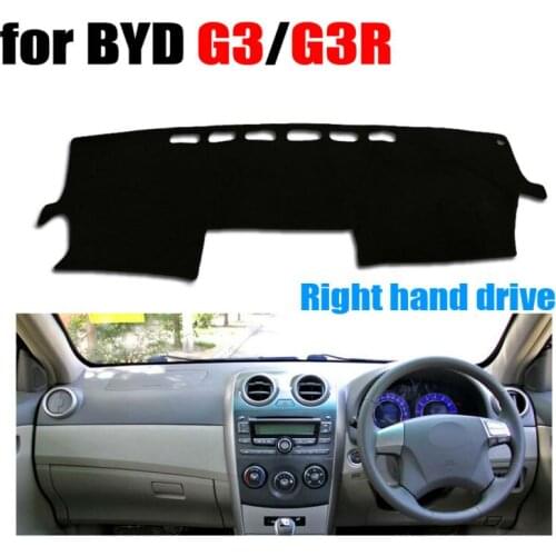 FUWAYDA Car dashboard covers mat for BYD G3 G3R all the years Right hand drive dashmat pad dash cover auto dashboard accessories