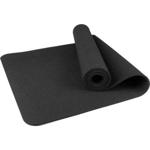 Yoga Mat, Eco Friendly Rope Fitness Exercise Mat with Carrying Strap for Yoga, Pilates and Floor Exercises-183x61x0.8cm