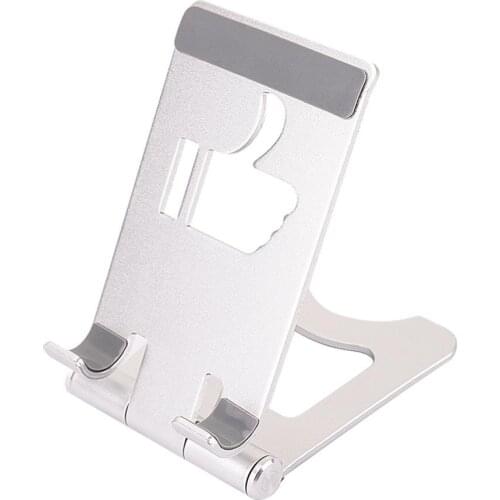 Mini Universal Handsfree Rotating Custom Smartphone Mobile Phone Stand Desk Tablet Aluminium