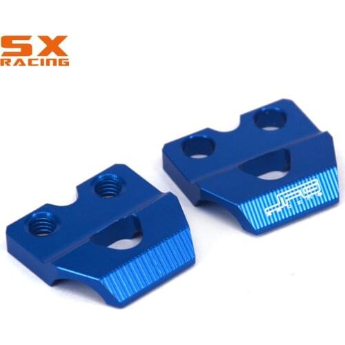 Motorcycle CNC Bule Brake Line Clamp Hose Holder For YAMAHA YZ125 YZ250 YZ250F YZ450F 05-08 WR250F WR450F 05-15 WR250R WR250X