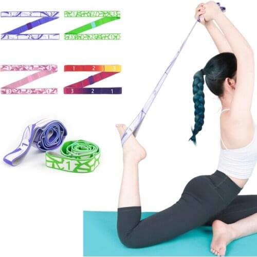 Yoga Pull Strap Belt Fitness Stretching Strap Expander Sports Simulators For Pilates Gym Resistance Bands Home Gym Equipment