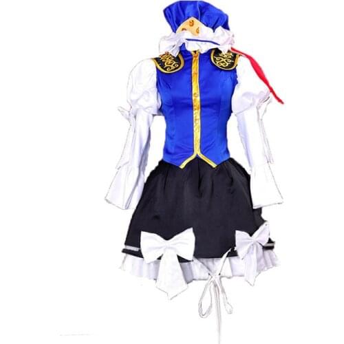Touhou Project Cosplay Phantasmagoria Of Flower View Shikieiki Yamaxanadu Lolita Womens Dress Gothic Costume with hat 11