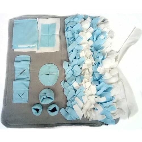 Pet Supplies Sniffing Mat Washable Dog Cat Smell Training Pad Consume Energy Puzzle Pet Toys Puppy Dog Release Training Blanket