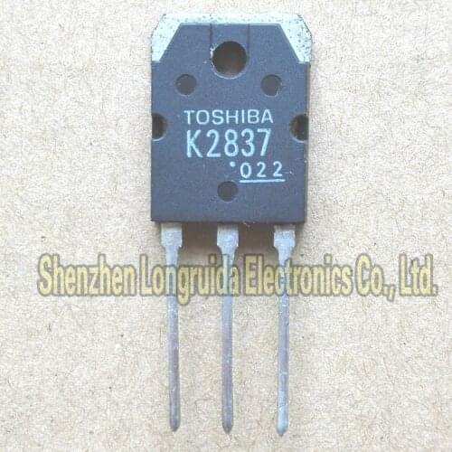 5PCS K2837 2SK2837 TO-3P MOSFET TRANSISTOR 20A 500V In Stock