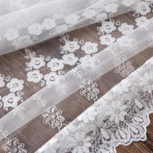 5yards 2018 New Arrival African Tulle Lace Fabric For Wedding Dress High Quality African French Net Mesh Embroidery Lace Fabric