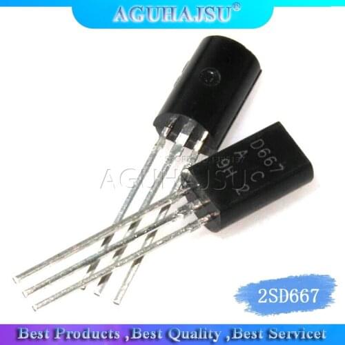 50PCS 2SD667 D667 TO-92L TO92 Plastic-Encapsulate Transistors