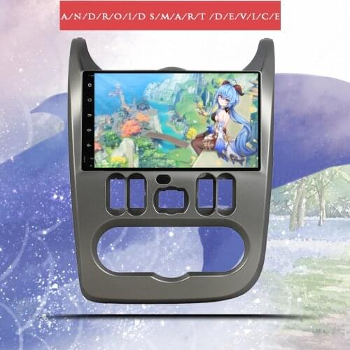 9" Android 10.0 Car DVD GPS for Renault Logan Sandero Duster Autoradio GPS with Radio RDS BT Mirrior-Link Wifi Map Tape Recorder