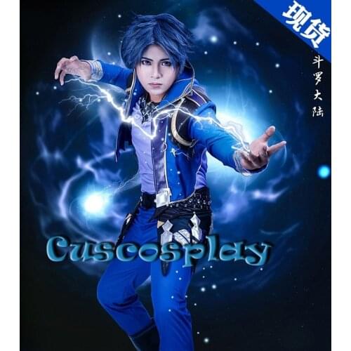 Anime Dou Luo Continent Tang San Cosplay Costume Adult Fashion Combat Uniform Role Play Clothing Halloween Costumes
