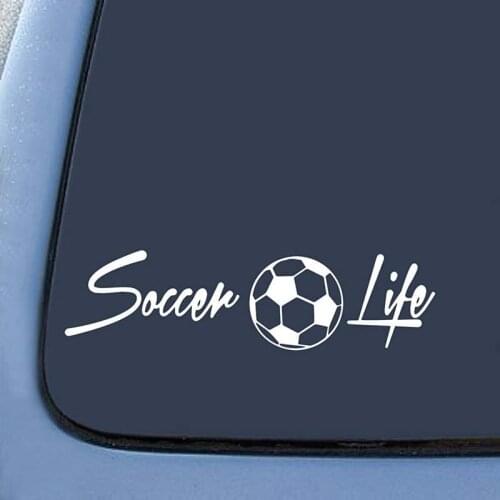 Soccer Life Family Sticker Decal Notebook Car Laptop Fashion Personality Vinyl Decals