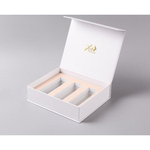 Wedding invitation box for gift packaging,White Packaging Custom Magnet Folding Paper Flat Pack Boxes ---PX10530