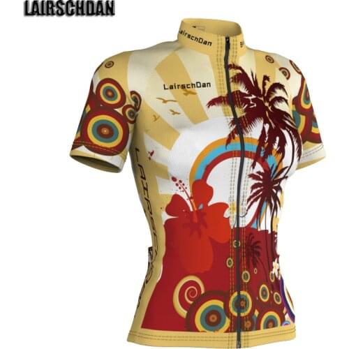 LairschDan 2021 Women Cycling Jersey Tops Summer Bicycle Clothing Maillot Ciclismo Short Sleeve MTB Bike Jersey Team Cycle Shirt