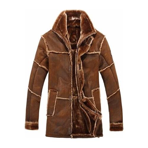 2020 New Arrivals Winter Warm Mens Fur Jackets and Coats Outerwear Designer Brand Vintage Mans Fur Coats Overcoats DA524