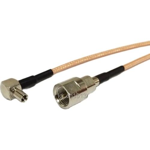 New FME Male Plug To TS9 Right Angle Connector RG316 Coaxial Cable Pigtail 1.5meters RF Cable Adapter