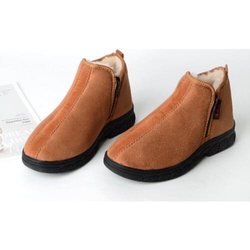 New Winter natural Sheepskin real Wool Snow Boots unisex In Winter Outdoor Warm and Thicker Snow Boots Fur