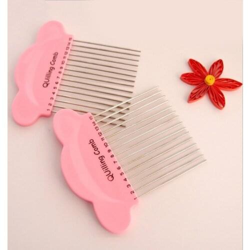 Cute Paper Quilling Comb Tool Paper Craft Tool Plastic Creat Loops Accessory Supply Handmade Creative DIY Craft