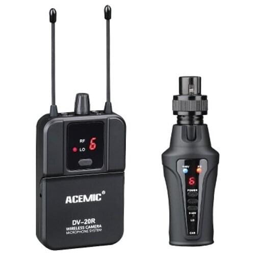 NEW RELEASE ACEMIC DV-20T Wireless digital recording microphone with plug-on transmitter