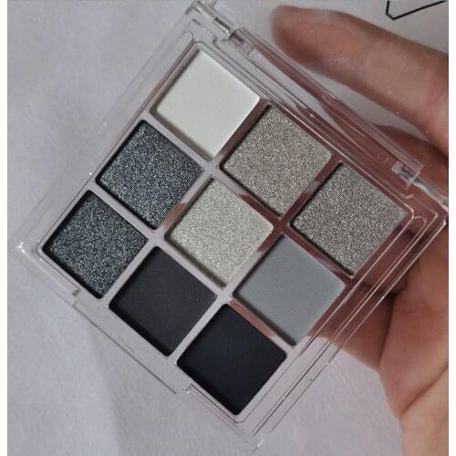 9 Colors/Set Smoky Eye Shadow Makeup Decay City Pearlescent Matte Gray Makeup Palette Waterproof Eye Shadow Cosmetics TSLM1