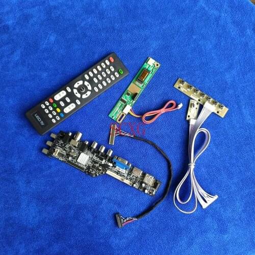 Controller Board 1400*1050 KIT LVDS 30 Pin 1-CCFL Fit LP150E02/LP150E05/LP150E06/LP150E07 HDMI-compatible USB AV VGA DVB Digital