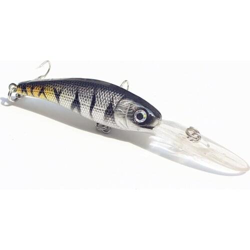 Attractive 1pc Fishing lures 10CM/7.8G Sea Fishing hard Deep Minnow artificial bait pesca wobbler tackle