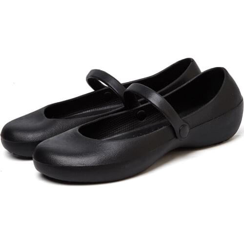 Kitchen Women Working Shoes Waterproof Oil-Proof Female Safety Shoes Foodstuffs Factory Non-slip Work Shoes For Women Size 35-40