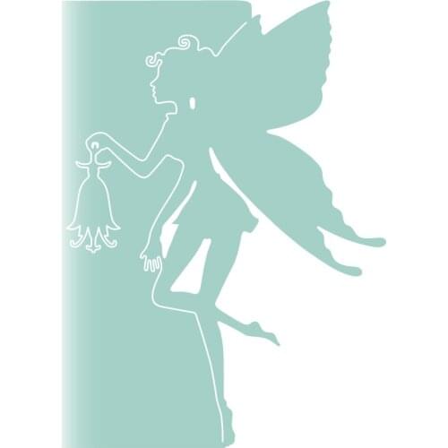 Hemere Flower Fairy Border Metal Steel Cutting Dies Stencils for Making Scrapbooking DIY album Paper Cards Embossing Dies